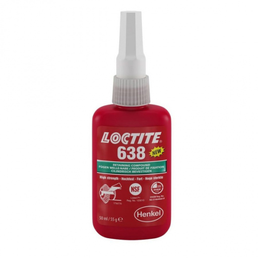 Втулочный фиксатор быстроотверждаемый, 638 50ML (Loctite)